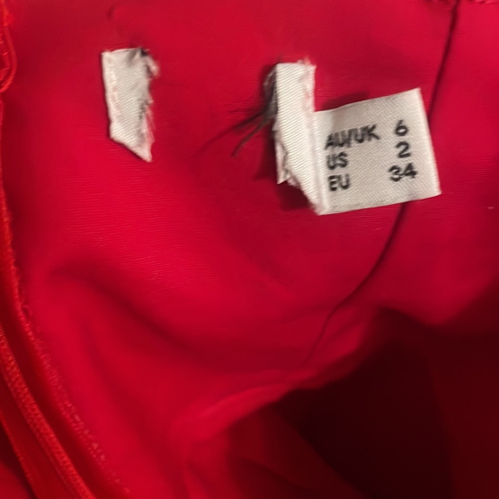 Princess Polly NWOT NOVELLA MINI DRESS RED - Picture 10 of 10